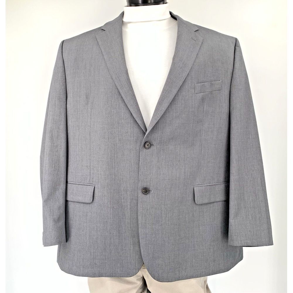 Lauren Ralph Lauren Gray Single Breasted Single Vent Men's Jacket‎ Size 48R